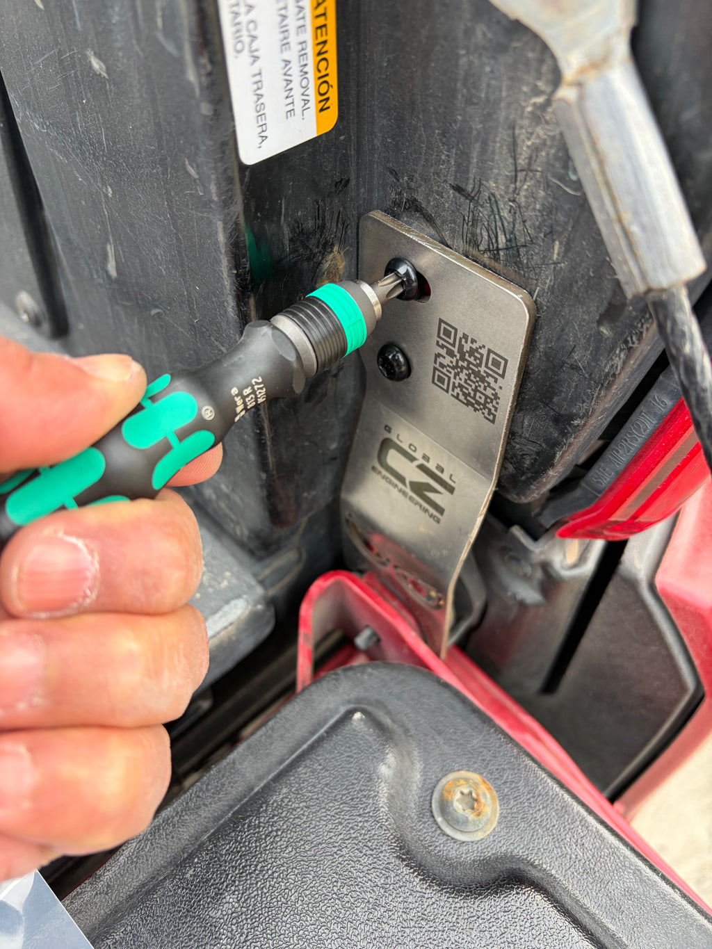 Protector antirrobo para portón trasero para 2016-2023 Toyota Tacoma