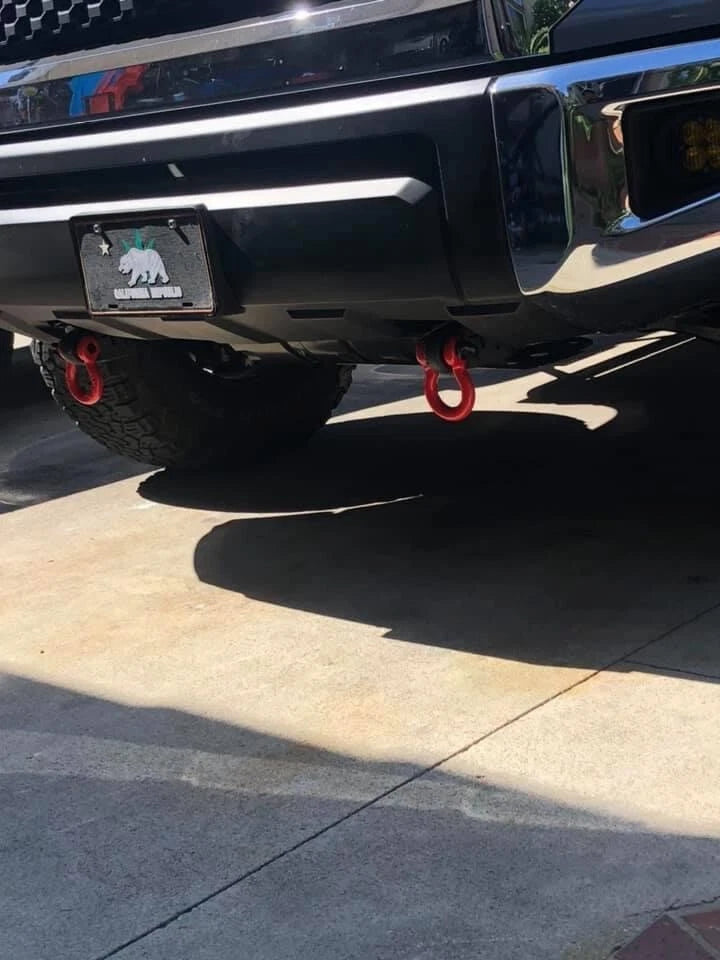 Kit de montaje de grillete de gancho de remolque TRD (compatible con Toyota Tundra 2007-2020)