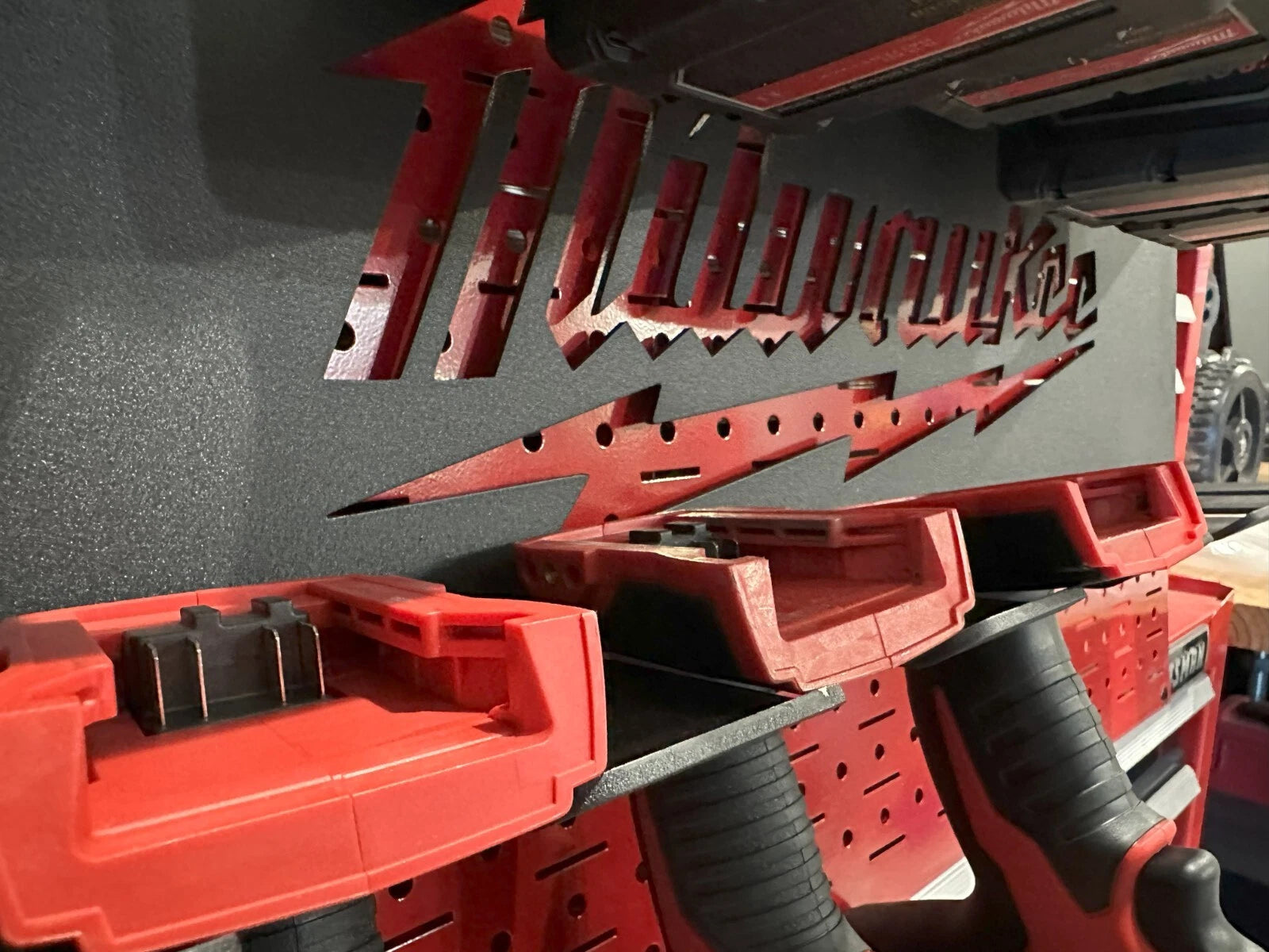 Soporte para herramientas eléctricas Milwaukee, y soporte para batería M18 y M12 y cargador